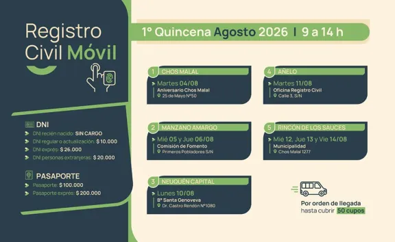 el-registro-civil-movil-llega-a-cinco-localidades-en-agosto-
